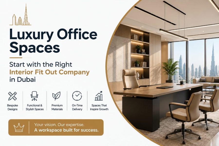 Luxury Office Spaces Start with the Right Interior Fit Out Company in Dubai
